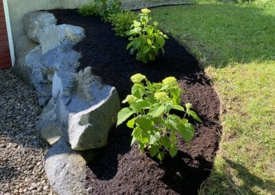 flower bed nek landscaping
