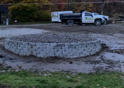 retaining wall nek landscaping
