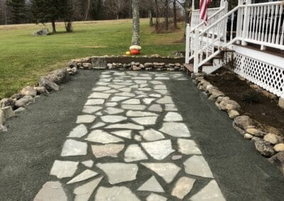 stone pathway nek landscaping